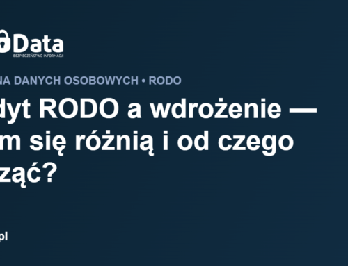Audyt RODO a wdrożenie — czym się różnią i od czego zacząć?